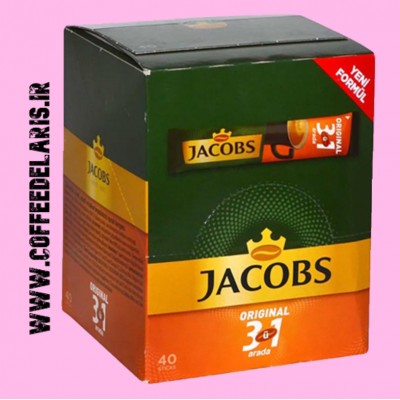 قهوه فوری 3 در 1 جاکوبز اورجینال ساشه ای 40عددیJACOBS ORIGINAL 3IN1