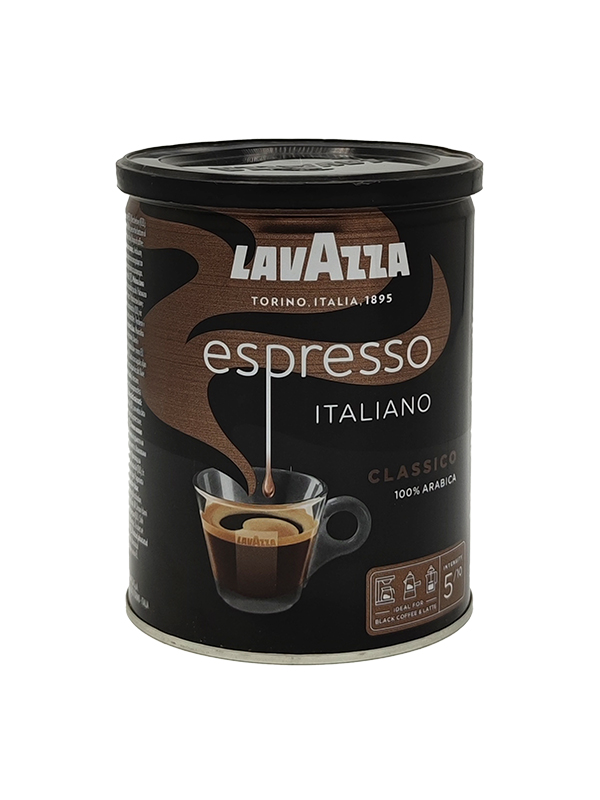 قهوه لاوازا اسپرسو بسته بندی قوطی